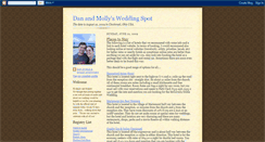 Desktop Screenshot of danandmollysweddingplans.blogspot.com