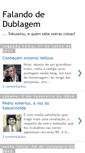 Mobile Screenshot of falandodedublagem.blogspot.com
