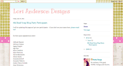 Desktop Screenshot of loriandersondesigns.blogspot.com