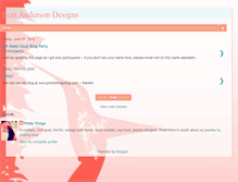 Tablet Screenshot of loriandersondesigns.blogspot.com