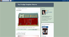 Desktop Screenshot of prodigaldaughterreturns.blogspot.com