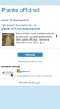 Mobile Screenshot of piante-officinali.blogspot.com