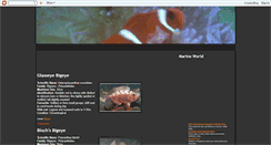 Desktop Screenshot of marine-fishes.blogspot.com