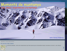 Tablet Screenshot of momentsdemuntanya.blogspot.com