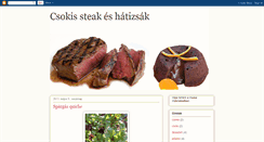 Desktop Screenshot of csokissteak.blogspot.com