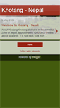 Mobile Screenshot of khotangnepal.blogspot.com