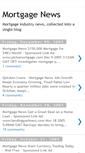 Mobile Screenshot of mortgage-news.blogspot.com