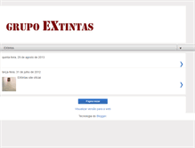 Tablet Screenshot of grupoextintas.blogspot.com