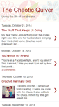Mobile Screenshot of chaoticquiver.blogspot.com