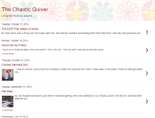 Tablet Screenshot of chaoticquiver.blogspot.com