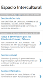 Mobile Screenshot of espaciointercultural.blogspot.com