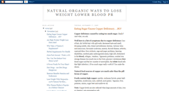 Desktop Screenshot of naturalorganicwaystoloseweightl.blogspot.com