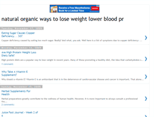 Tablet Screenshot of naturalorganicwaystoloseweightl.blogspot.com