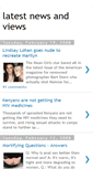 Mobile Screenshot of latestnewsandviews.blogspot.com