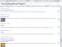 Tablet Screenshot of dysfunctionalpilgrim.blogspot.com