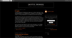 Desktop Screenshot of mysticgringo.blogspot.com