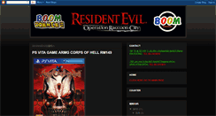 Desktop Screenshot of boomcornerspsvitagame.blogspot.com