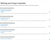 Tablet Screenshot of livingataustralia.blogspot.com