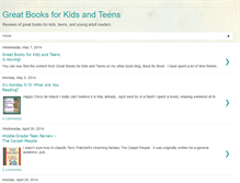 Tablet Screenshot of greatbooksforkidsandteens.blogspot.com