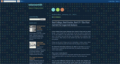 Desktop Screenshot of iskarasmith.blogspot.com