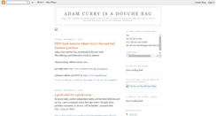 Desktop Screenshot of adamcurryisadouchbag.blogspot.com