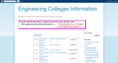 Desktop Screenshot of engineeringcolleges-information.blogspot.com