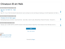 Tablet Screenshot of chinatownidartwalk.blogspot.com