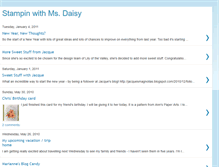 Tablet Screenshot of daisystamping.blogspot.com