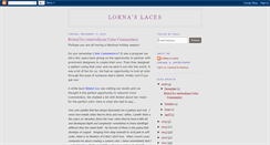 Desktop Screenshot of lornaslaces.blogspot.com