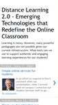 Mobile Screenshot of distancelearningredefined.blogspot.com