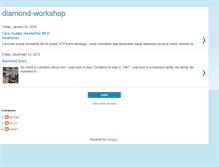 Tablet Screenshot of diamond-workshop.blogspot.com