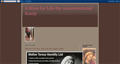 Desktop Screenshot of amomforlife-theunconventionalfamily.blogspot.com