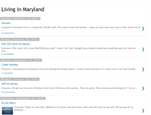 Tablet Screenshot of livinginmaryland.blogspot.com