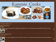Tablet Screenshot of kammiecooks.blogspot.com