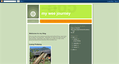 Desktop Screenshot of myweejourney.blogspot.com