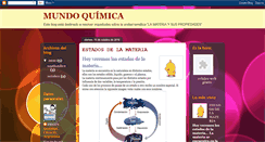 Desktop Screenshot of mundoquimicablog.blogspot.com