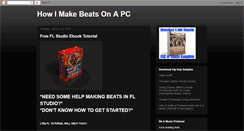 Desktop Screenshot of howimakebeatsonapc.blogspot.com