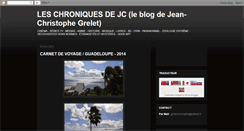 Desktop Screenshot of leschroniquesdejc.blogspot.com