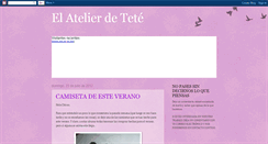 Desktop Screenshot of elatelierdetete.blogspot.com