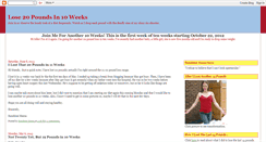 Desktop Screenshot of lose20poundsin10weeks.blogspot.com