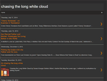 Tablet Screenshot of chasingthelongwhitecloud.blogspot.com