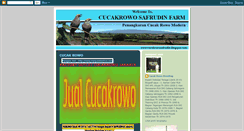 Desktop Screenshot of cucakrowosafrudin.blogspot.com