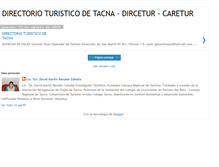 Tablet Screenshot of directorioturisticotacna.blogspot.com