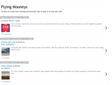 Tablet Screenshot of mooneyflyer.blogspot.com