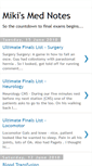 Mobile Screenshot of mednotes4revision.blogspot.com