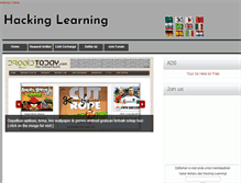 Tablet Screenshot of learning-hacking.blogspot.com
