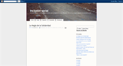 Desktop Screenshot of inclusionsocial.blogspot.com