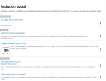 Tablet Screenshot of inclusionsocial.blogspot.com
