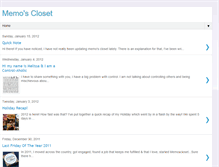 Tablet Screenshot of memoscloset.blogspot.com