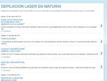 Tablet Screenshot of depilacionlasermaturin.blogspot.com